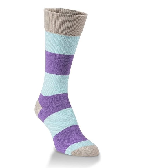 World's Softest Knit Cotton Rugby Crew Socks - Picture 1 of 3